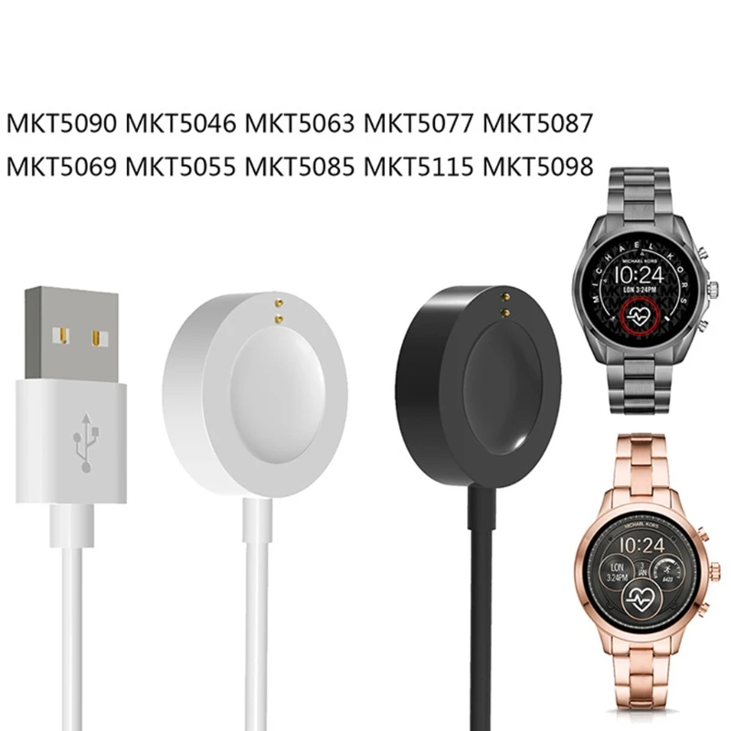 Fast Charging Cable Smart Watch Charger Compatible For -michael -kors  Access Gen 4 Gen 5 5e Mkt5080 Charging Cable - Smart Accessories -  AliExpress