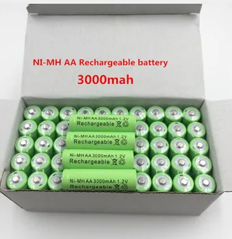

2020 100% New 1.2V AA 3000mAh NIMH Rechargeable Battery