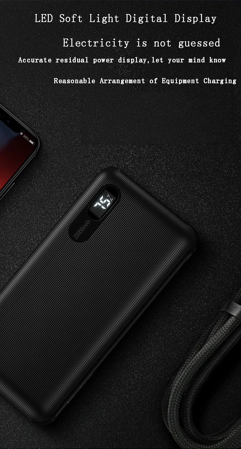 Внешний аккумулятор 10000 мАч для Xiaomi mi 2 USB power Bank портативное зарядное устройство Внешний аккумулятор повербанк для iPhone Xiao mi huawei