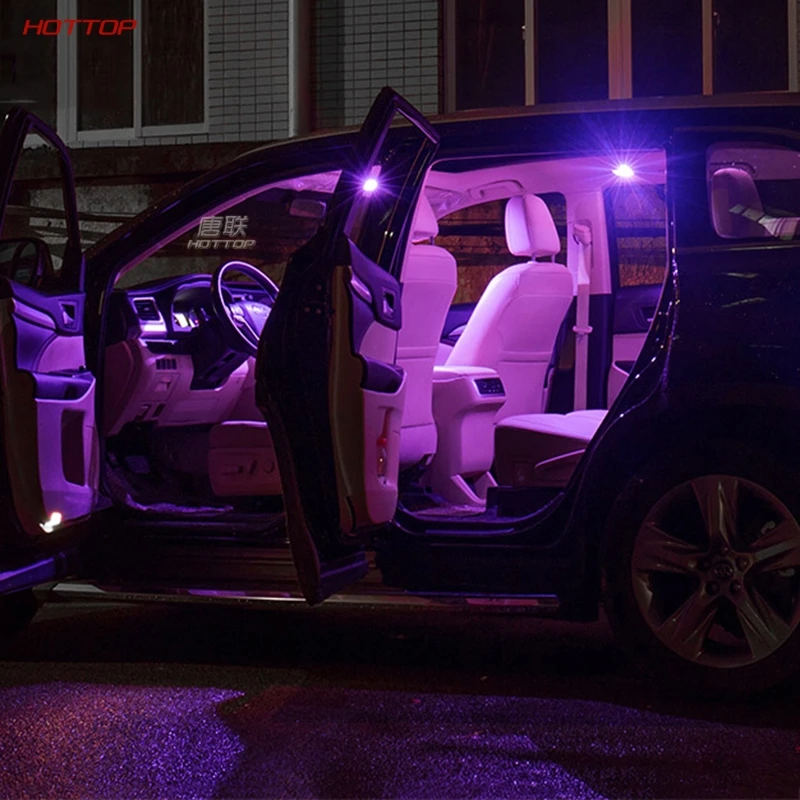 ABS розовый лампа для чтения полный набор для Toyota Highlander- с светодиодный