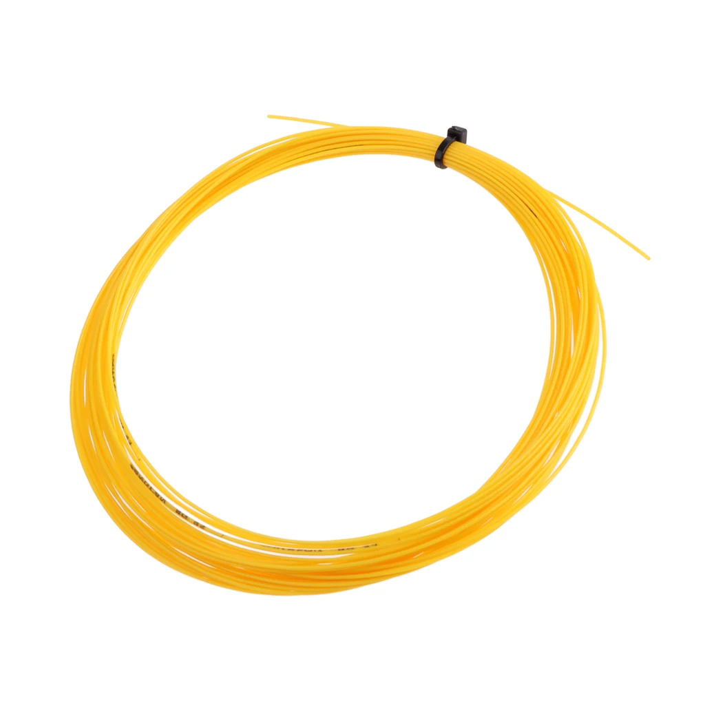 Yellow Прочная ракетка для бадминтона, сменная веревка для ремонта - Цвет: Yellow
