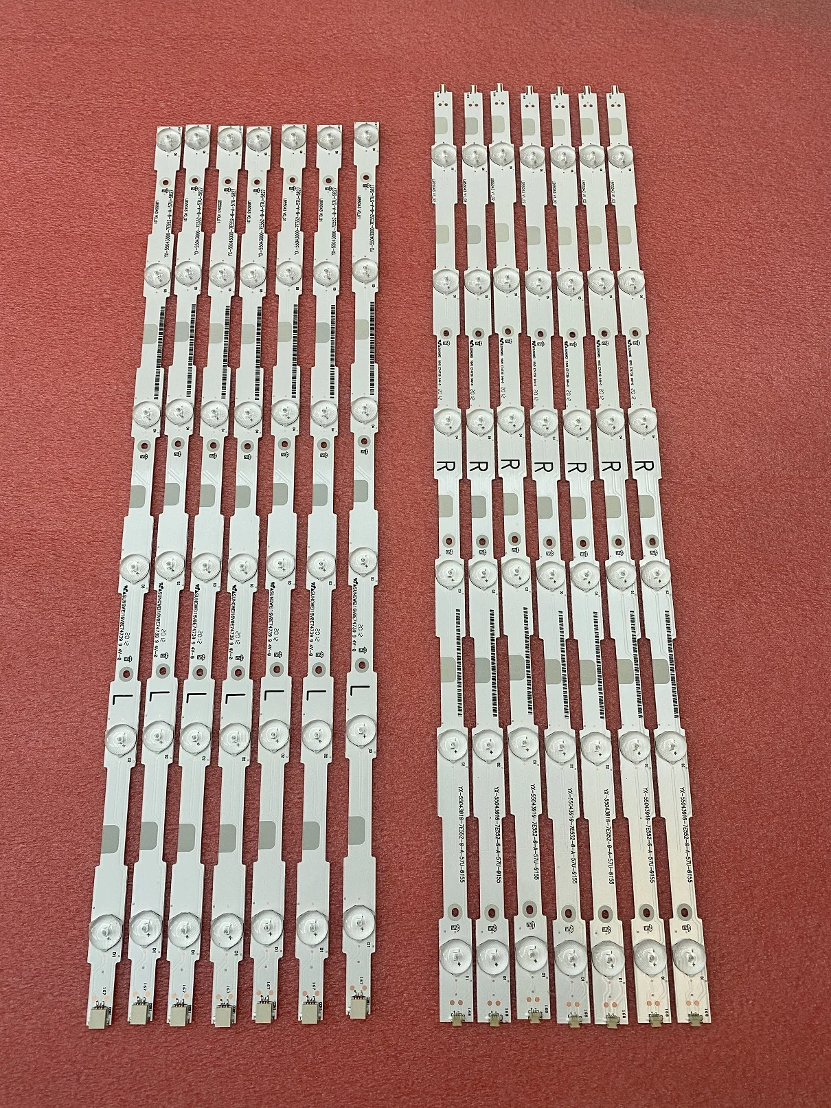 

5set=70pcs LED Backlight Strip For 55PUH6400 55PUK6400 55PUX6400 55PUT4900 55PUT6400 55HFL5010T LB55037 V1_03 LB55043 LB55052