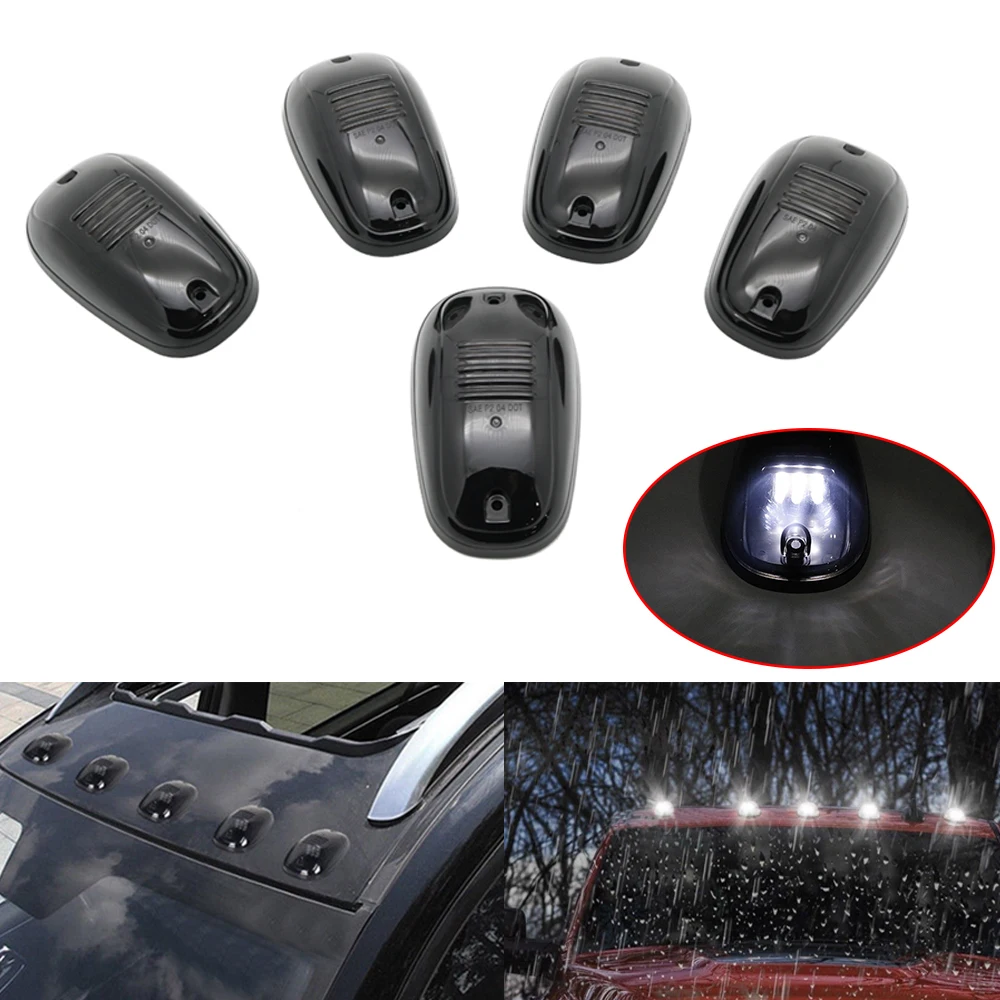 1set Smoked Led Car Roof Light Pickup Truck Lamp Suv Cab Marker Running
