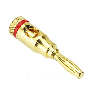 

Pack of 24Pcs 24K Gold Banana Plug Plugs Audio Speaker Wire Cable Connector Jack HJ55