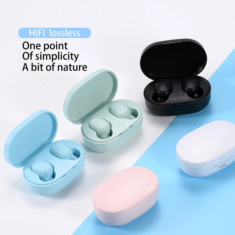 TWS Bluetooth Earphone Wireless Headphone Stereo Headset Sport Earbuds Microphone With Charging Box For Smartph