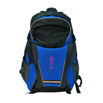 

New 18L USB Charging Riding Bag Waterproof Backpack Riding LED Light Direction Indicator Backpack wireless Remote Control