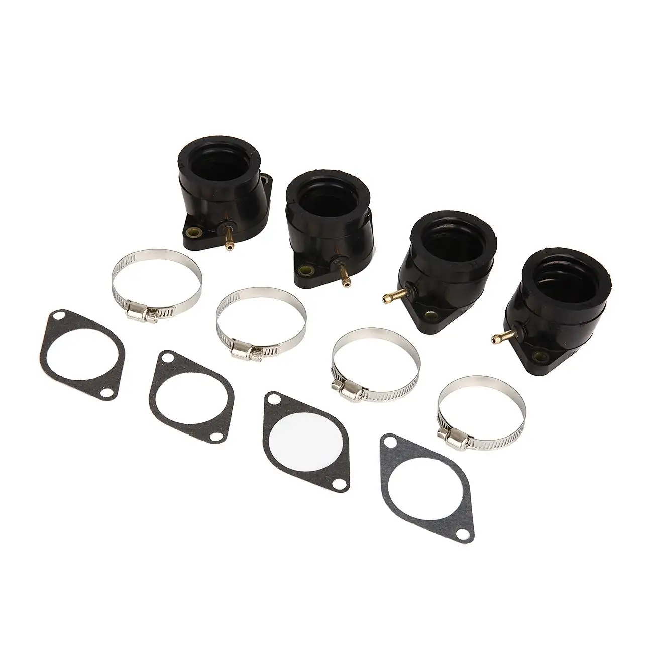 4 pcs Carburetor Intake Manifold Boot Adapter for Yamaha XJ650 XJ750 Maxim Seca 1981 1982 1983 5G2135860200 5G2135960100 | Автомобили и