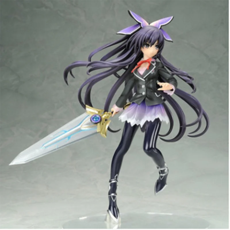 

20cm DATE A LIVE Yatogami Tohka Complete Figure Action Figure Anime PVC Eraser Head Collection Model Dolls Toys for Gifts