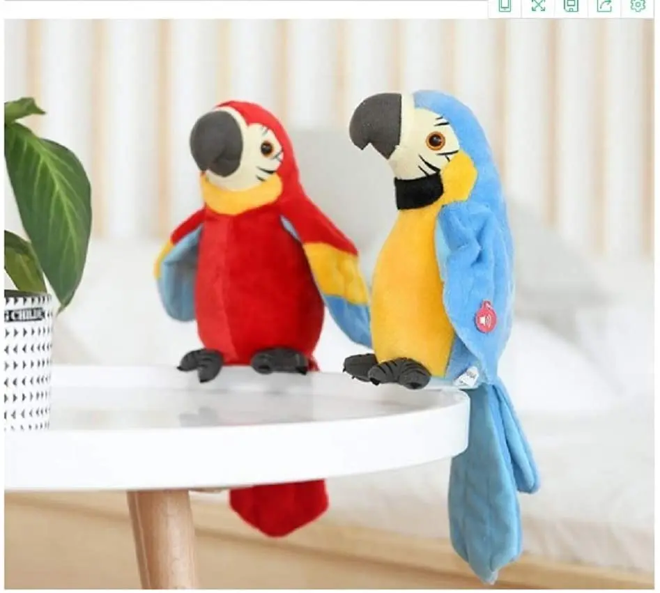 Animaux en peluche ton drôle de parler d'oiseaux perroquet parlant un jouet  en peluche (GT-006944) - Chine Jouet en peluche et de jouets prix