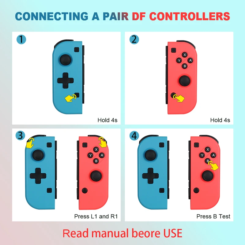 Беспроводной Bluetooth левый и правый игровой контроллер Joy-con, геймпад для Nintendo Switch NS Joycon, игра для Nintendo Switch Console r25