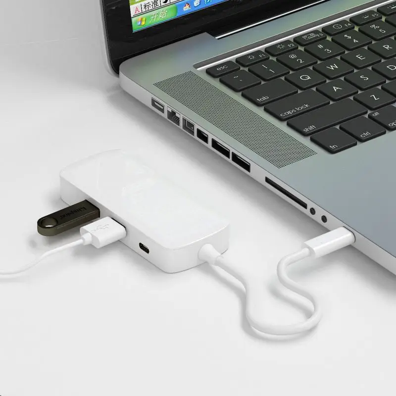 HOT-USB C концентратор, type C концентратор к HDMI, 4 в 1 комбо с 2USB3. 0 и PD Многофункциональный