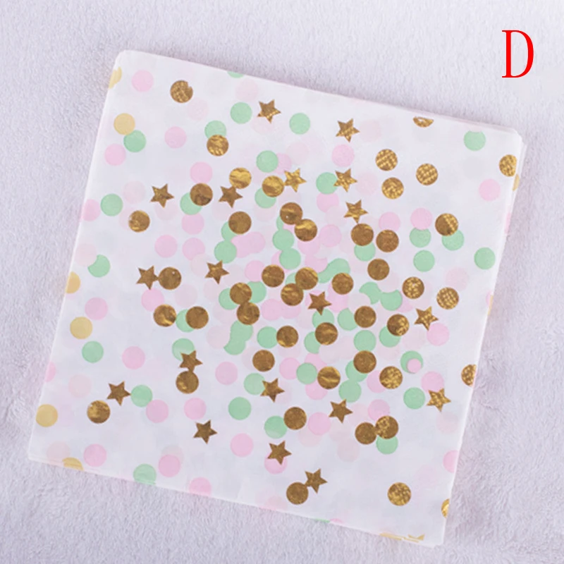 День рождения Свадьба Рождество Рамадан деко Красочные золотые одноразовые посуда пластины салфетки под чашки нож, вилки звезда для ребенка
