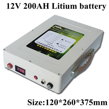 

12V Lithium Battery 200AH Polymer Lithium Battery Camera Inverter Battery Waterproof Battery for Solar Energy Light Power Supply
