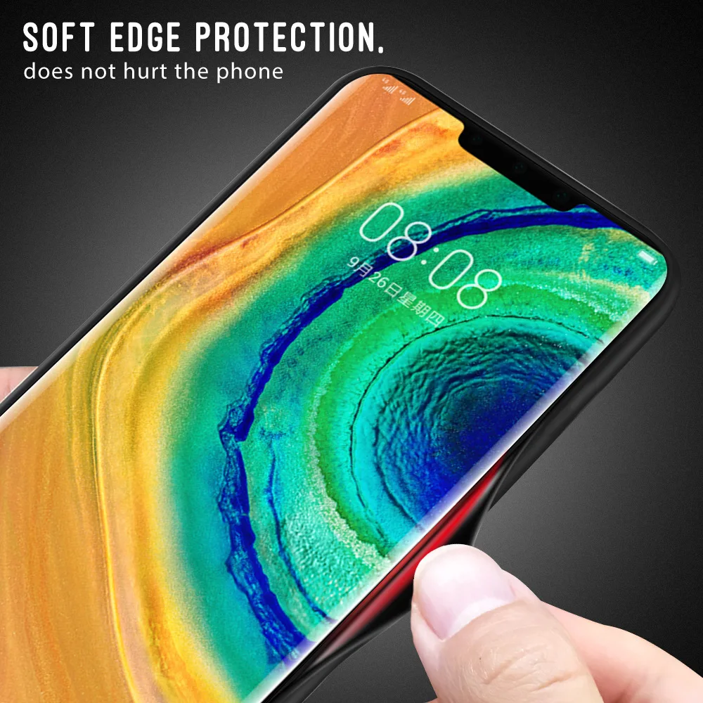 Для huawei mate 30 Pro P30 P30 Pro P30 Lite винтажный роскошный мягкий чехол с рамкой из закаленного стекла для huawei mate 30 Чехол