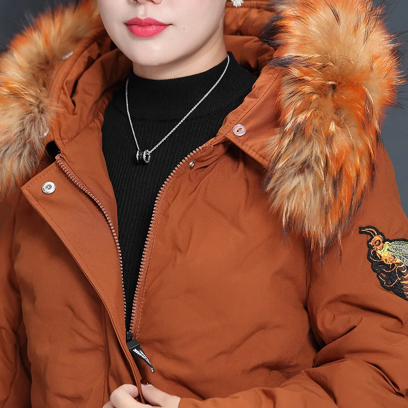 

Cotton-padded Clothes Women's Middle-aged 2019 Winter New Style Mom down Jacket Cotton-padded Clothes Loose Casual Middle-aged M