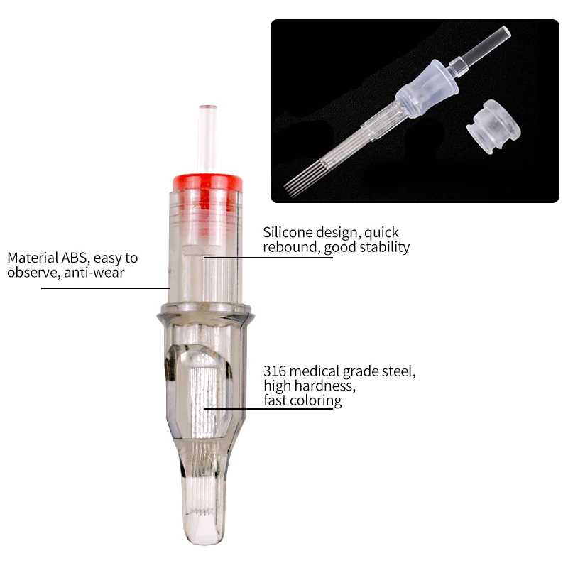 10 шт. иглы для тату революционный картридж круглый вкладыш пистолета поставка