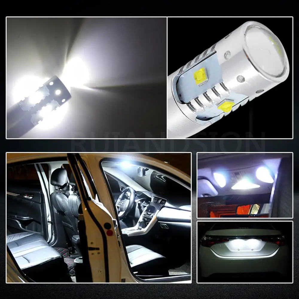 2 шт. светодиодные лампы Canbus 501 Creexb d 30 Вт|w5w 2pcs|light sourcelight dome |