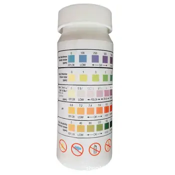 

2 Sets 5In1 Swimming Pool Water Test Strips Chlorine Alkalinity PH Level