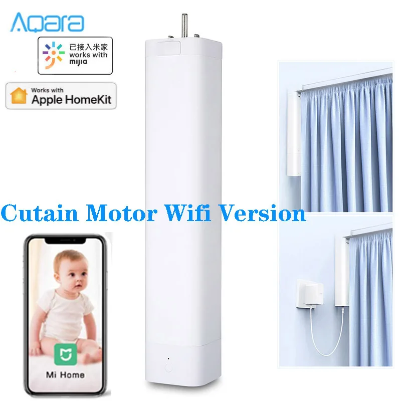 US $89.99 Aqara B1 Smart Curtain Motor Remote Control Wireless Smart Motorized Electric Timing Mihome APP Smart Home Ecosystem Product