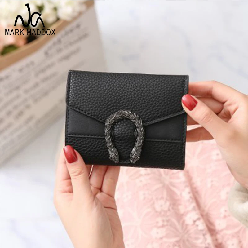 

Women Wallets Short crocodile pattern Hasp Wallet Ladies Clutch Bag Purse 2019 New simple fashion Female Luxury Coin Purse