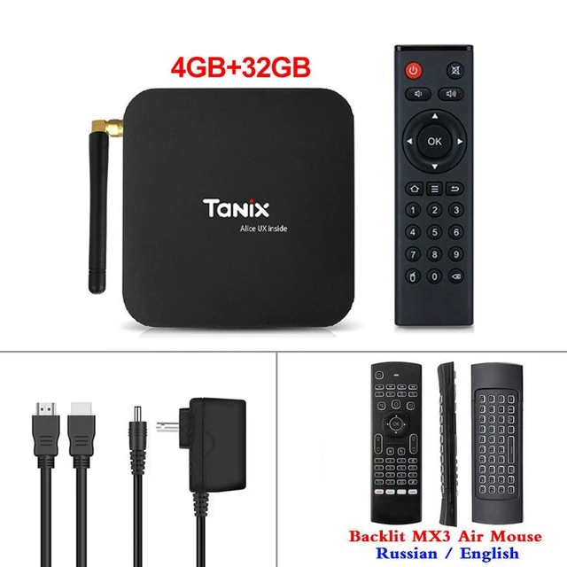 4G32G add MX3 Tanix TX6 Smart Android 9,0 tv Box Allwinner H6 четырехъядерный 2G/4G 16G/3 2G/64G 4K 2,4G/5 GHz двойной WiFi Google Youtube медиаплеер - Цвет: 4G32G add MX3