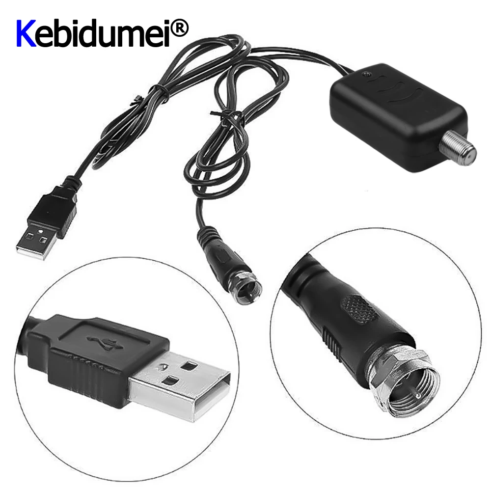 4K Antenna Amplifier HDTV Digital Mile 300 Indoor 1080P Range Flat-Design White/black