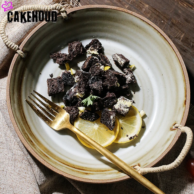 CAKEHOUD креативная Ретро керамическая посуда Bina Суповая тарелка большая домашняя