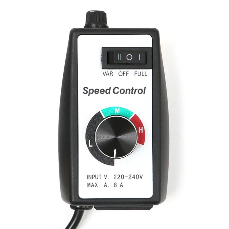 DC motor speed controller EU plug 230V stepless motor speed controller fan governor switch dimmer adjuster