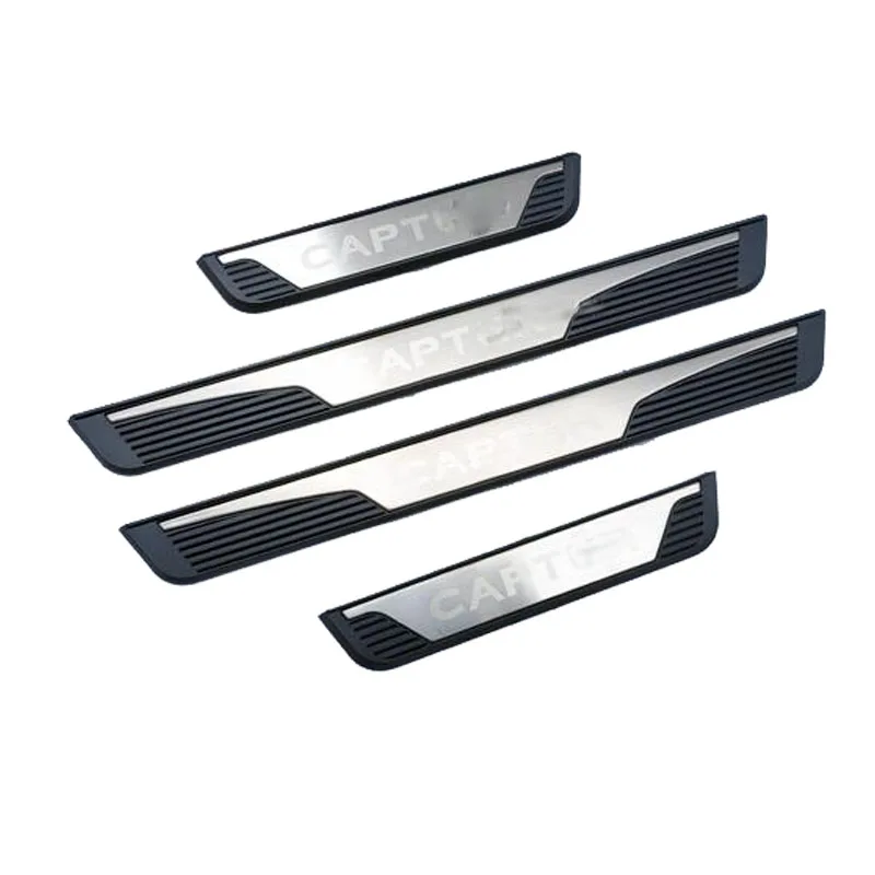 

For Renault Kaptur Captur 2014 2015 2016 2017 Stainless Scuff Plate Door Sills Guard Pedal Protector Cover Trim Car Accessories