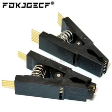 Clipe de teste sop8 sop soic 8 soic8 dip8 dip8 8 pinos ic braçadeira de teste sop16 sop soic 16 soic16 dip16 dip16 16 pino