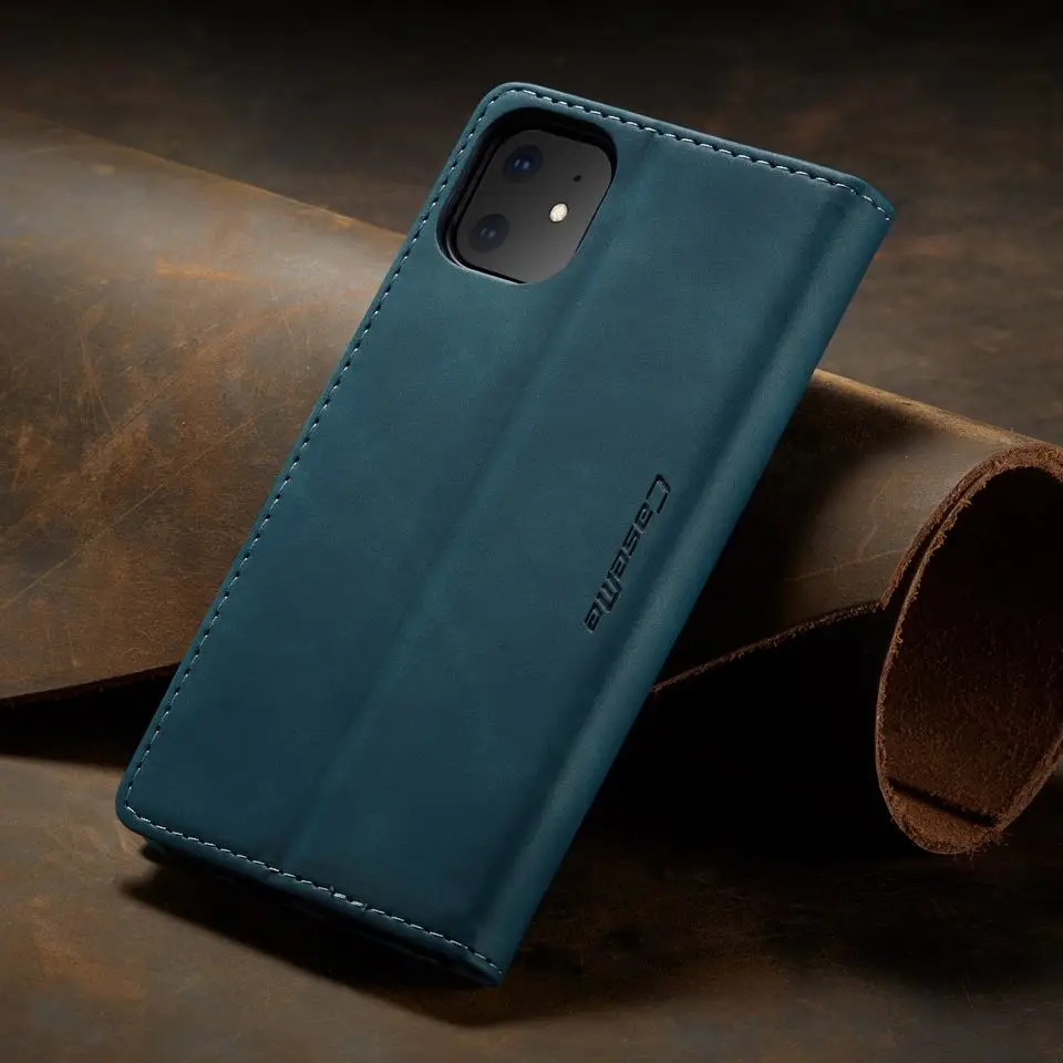 Магнитный флип-чехол для iPhone 11 Pro Max, матовая кожаная Ретро кошельки, слоты для карт, держатель, чехол для iPhone 11 Pro, максимальный чехол