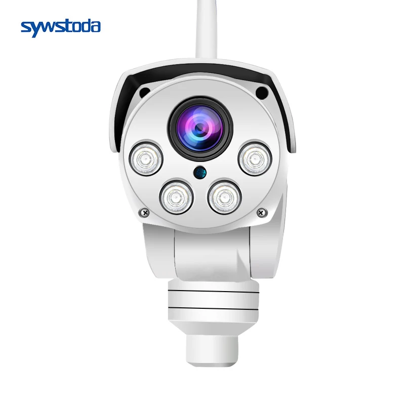 Wi Fi уличная IP PTZ цилиндрическая 5X 10X оптическая зум 2MP 5MP Беспроводная инфракрасная