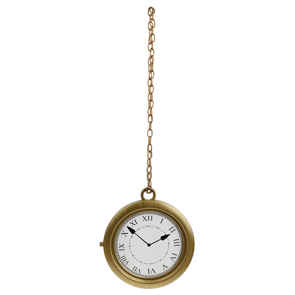 Vintage Rapper Necklace Clock Fancy Dress Costume Party Prop Decoration Vintage Rapper Necklace Clock Fancy Dress Costume Party Prop Decoration