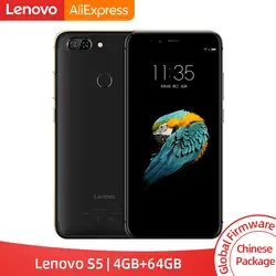 Глобальный Встроенная память lenovo S5 K520 4 GB 64 GB Snapdragon 625 Octa core 13MP двойная задняя камера 16MP Передняя камера Face ID смартфон 4 K