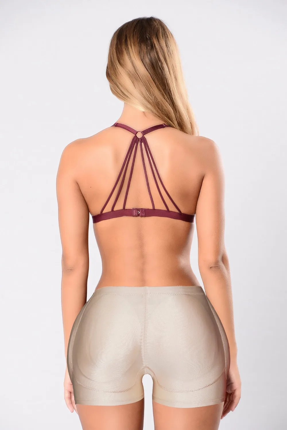 Высокая талия прикладом атлет попа Hip Enhancer Невидимый шейпер трусики Push Up Boyshorts