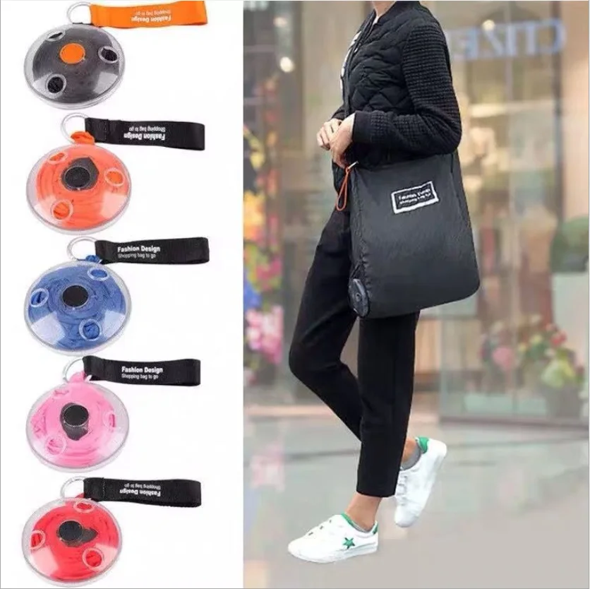 Reusable Shopping Shoulder Bag Multifunctional Portable mini Foldable Pocket new 
