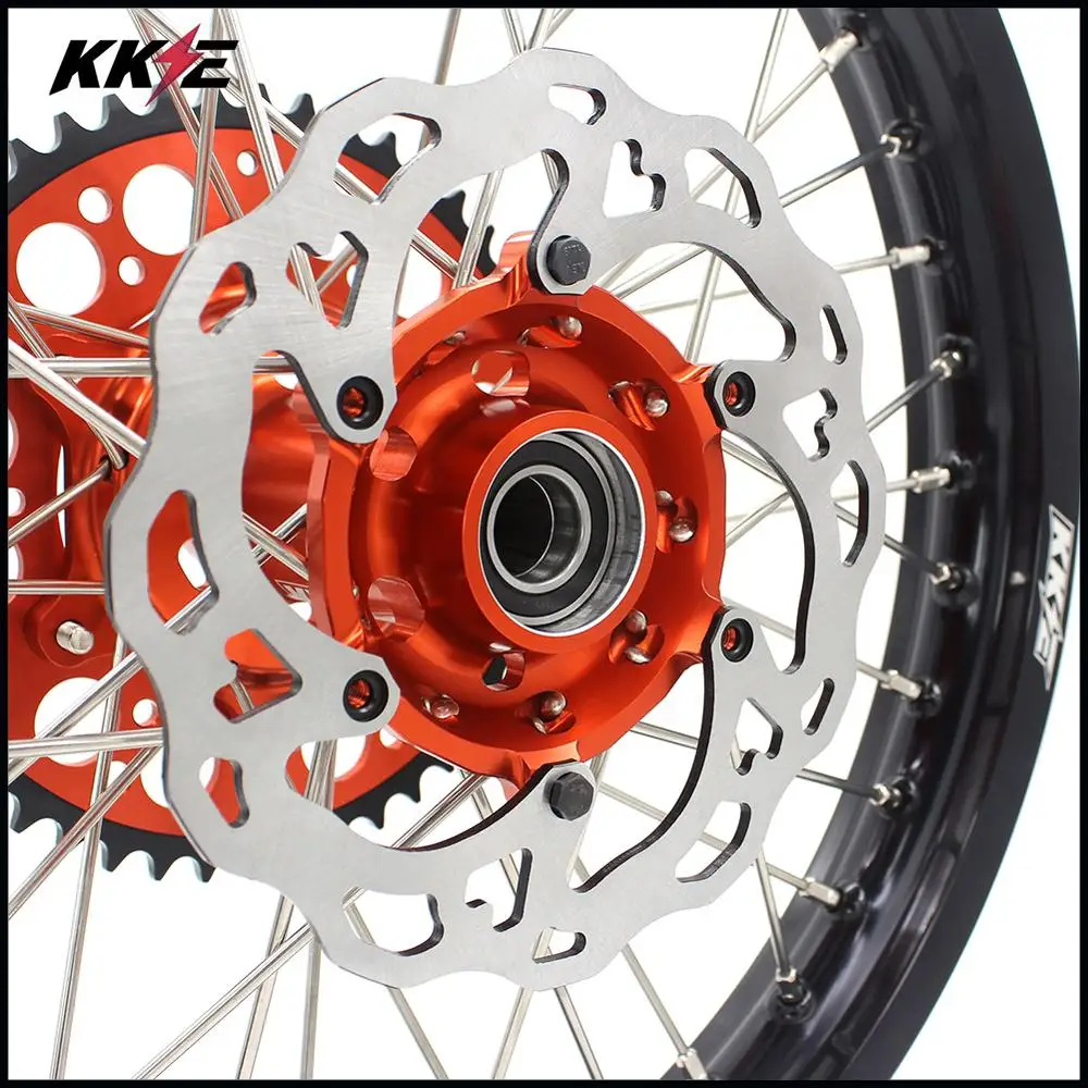 2 15*18 &quotэндуро заднее колесо для KTM EXC EXCF 125 150 200 250 300 350 450 2003 2019 оранжевый