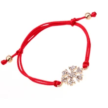 Снежинка сладкий браслет Рождество полые снег колокольчик сани Рождественский браслет с деревом для женщин