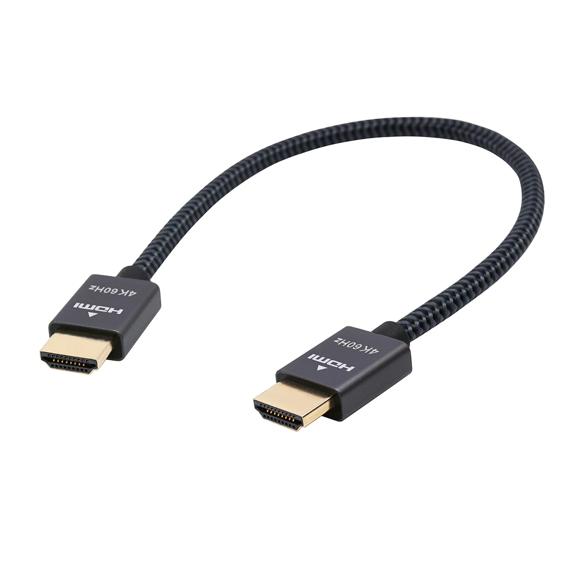 4k HDMI кабель 1 фут 30 см высокоскоростной HDMI 2,0 4 к 60 Гц кабель с оплеткой и сплавочной оболочкой совместимый UHD tv, Blu-ray, Xbox, PS4/3, PC