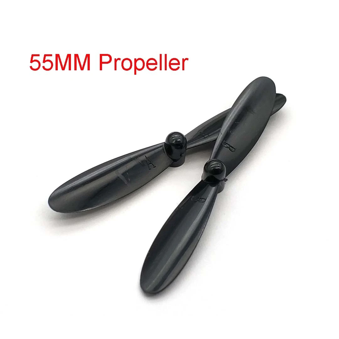 Длинный пропеллер 55 мм для квадрокоптера HUBSAN X4 H107 c D (1 пара)|Запасные части| |