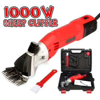 

1000W 220V 6 Gears Speed Electric Sheep Goat Shearing Machine Clipper Farm Shears Cutter Wool scissor Cut Machine With Box