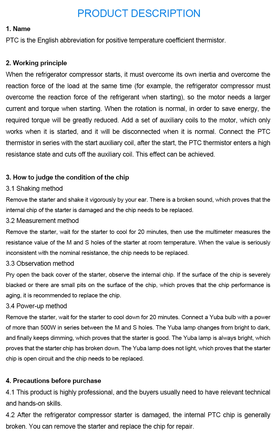 de partida para para compressor para manutenção