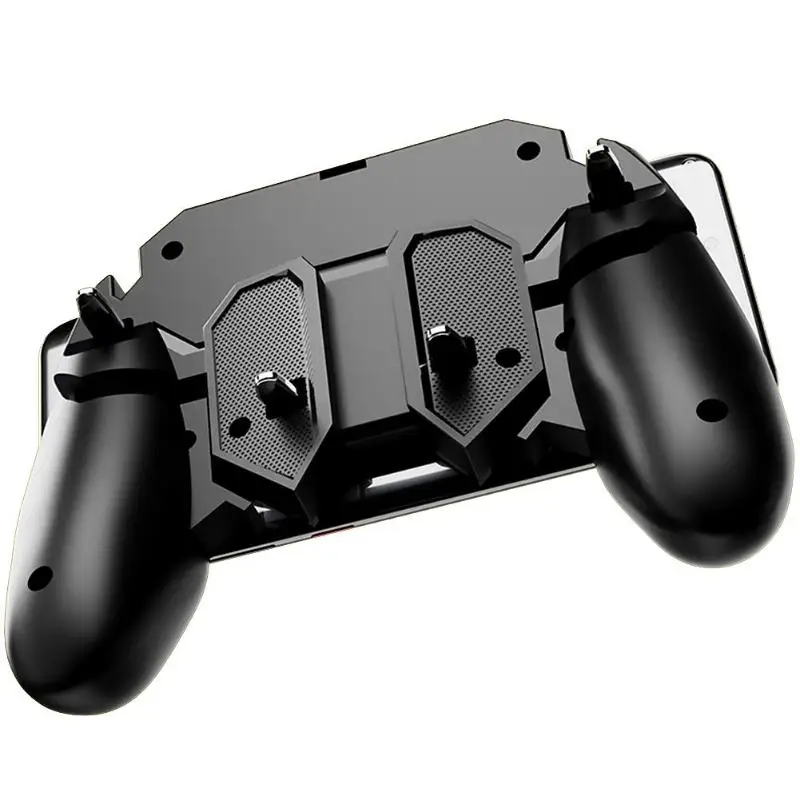  AK66 Six Fingers PUBG Mobile Gameing Game Controller L1R1 Shooting Joystick Gamepad For 4.7-6.5 inc