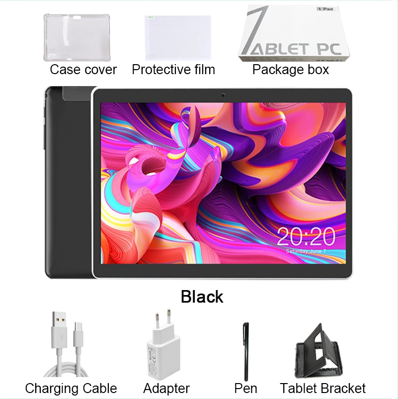 Tablet M30 Pro 8GB RAM 256GB ROM 10.1inch Tablets 1920x1200 Android Tablete 10 Core Tablette PC 4/5G Network Dual Call Wifi GPS tablet stand for desk Tablet Accessories