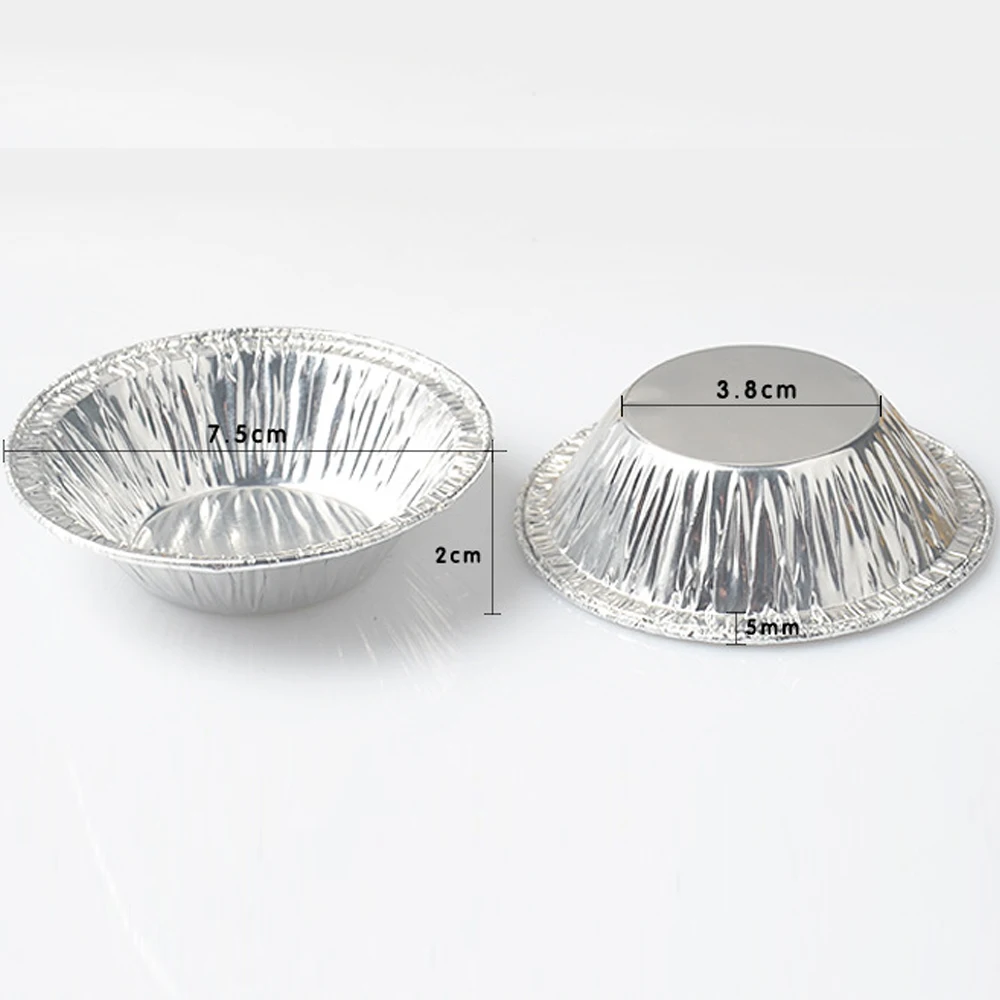 250 шт. антипригарная одноразовая Форма для яиц Tinfoil чашки выпечки тортов