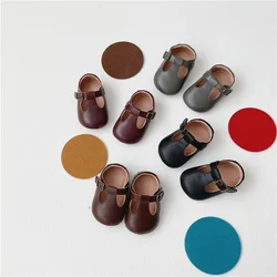 2021 Autumn Infant Baby Shoes Boys Girls PVC Soft Solid Sandals Shoes Anti-slip Prewalker for New Born A091