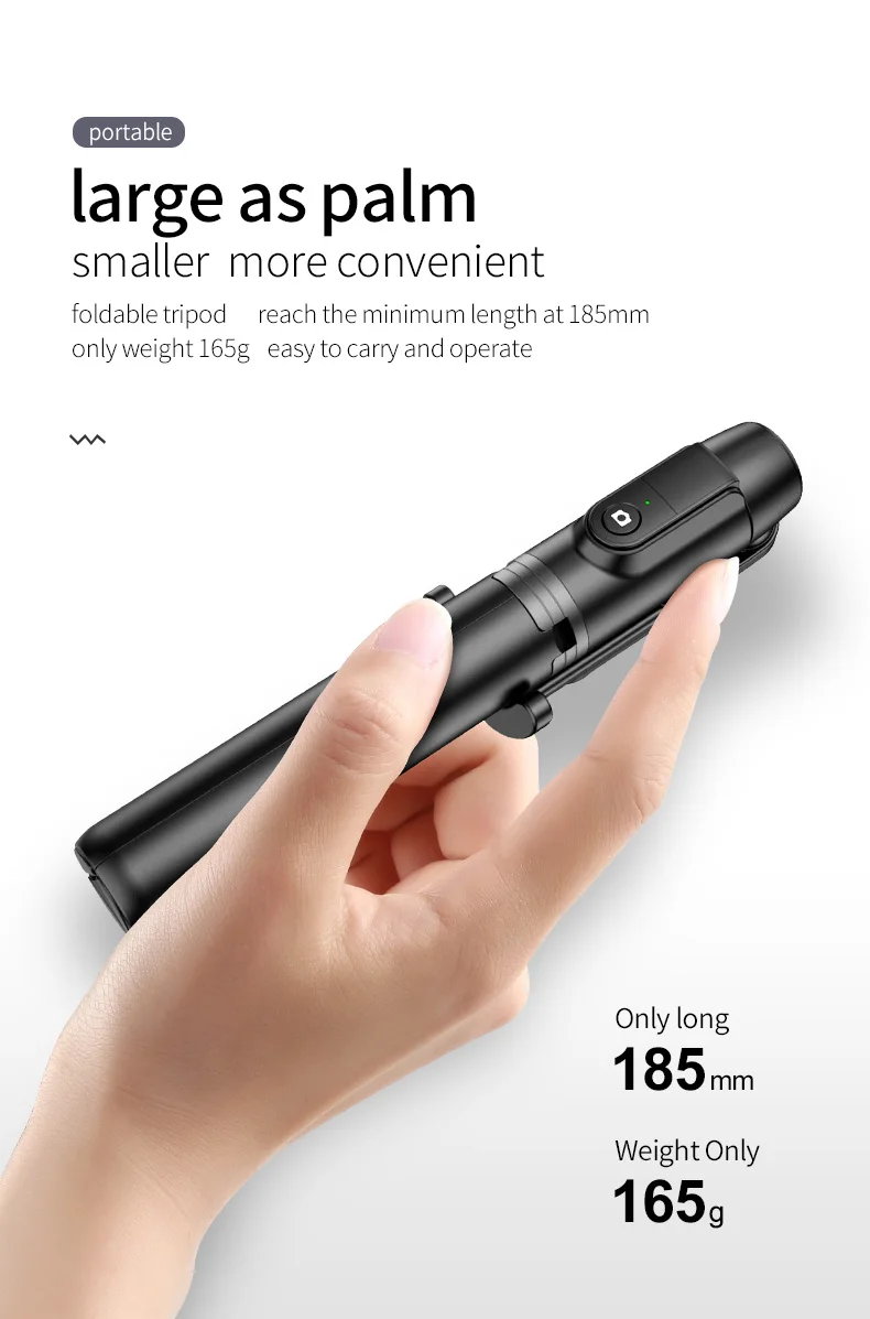 KYCXD Bluetooth телефон селфи палка подходит для apple/huawei/универсальная стойка вещания Мини Bluetooth пульт дистанционного управления