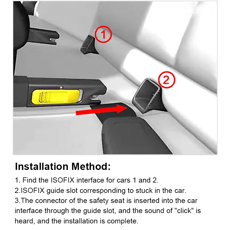 isofix car seat stuck in car