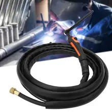 TIG сварочный фонарь комплект 0,5-1,6 мм вольфрамовый стержень M16x1.5 Воздушный Интерфейс с 4 м кабель детали горелки для аргонодуговой сварки