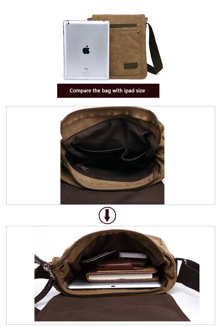 Amazing Vintage Inspired Canvas Messengers Bags For Men | By Olivia